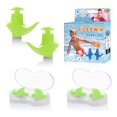 thumbnail image 1 of Hearprotek Swimming Earplugs , 3 Pairs, Silicone Comfortable Earbuds with Storage Case for Adults, Children Prevent Swimmer`s Ear, 1 of 8
