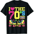 thumbnail image 1 of Heart 70s 1970s Fashion Theme Party Outfit Seventies Costume T-Shirt, 1 of 4