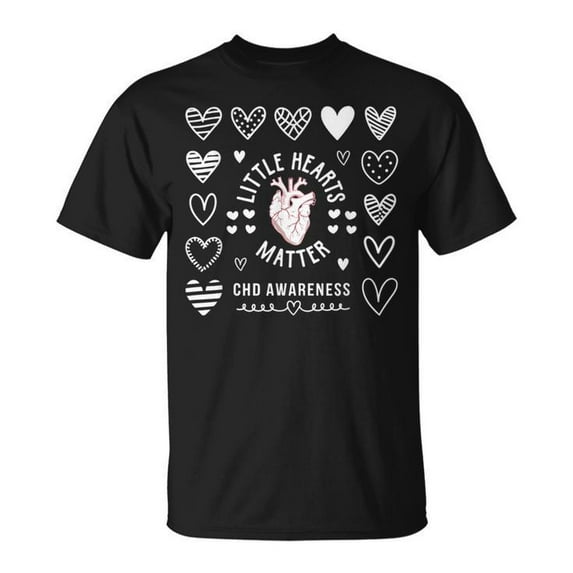 Heart Anatomy Valentine T-Shirt, Little Heart Matter CHD Awareness Tee, Valentine's Day Heart Health Shirt, Support Children’s Heart Defects Awareness, Cute and Meaningful Heart Graphic Shirt