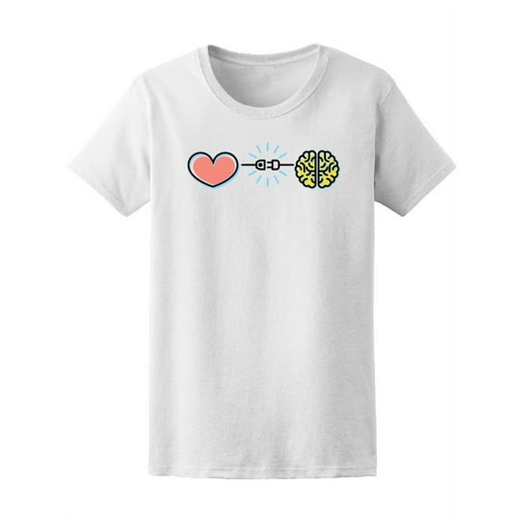 Heart And Brain Interaction Tee Women's -Image by Shutterstock