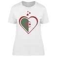 thumbnail image 1 of Heart Argelia Design  T-Shirt Women -Image by Shutterstock, Female 3X-Large, 1 of 2
