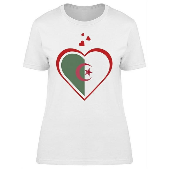 Heart Argelia Design  T-Shirt Women -Image by Shutterstock, Female x-Large