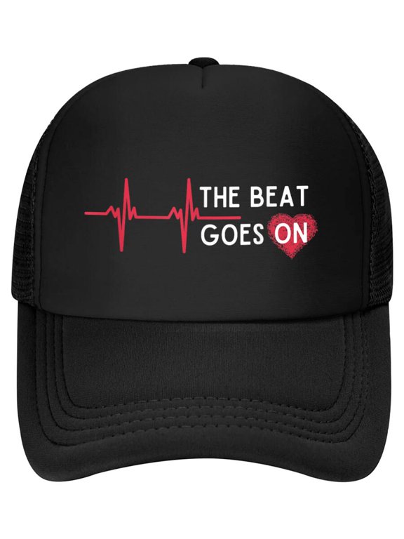 Heart Attack Surgery The Beat Goes On Survivor Rehab Recover Baseball Cap