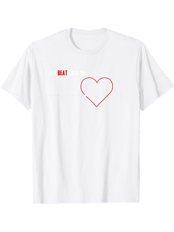 Heart Attack Survivor Heart Surgery T-Shirt T-Shirt men and women can wear, black, white, gifts