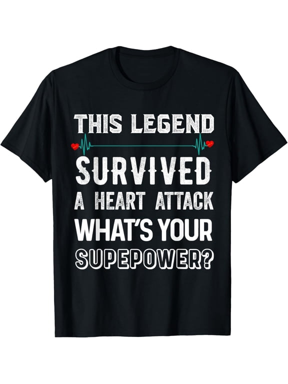 Heart Attack Survivor Recovery Get Well Cardiac Arrest T-Shirt