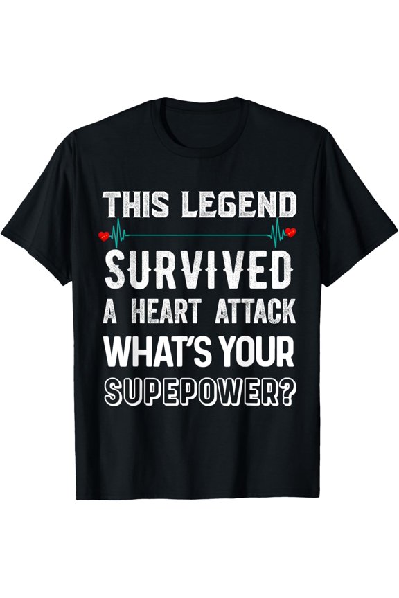 Heart Attack Survivor Recovery Get Well Cardiac Arrest T-Shirt