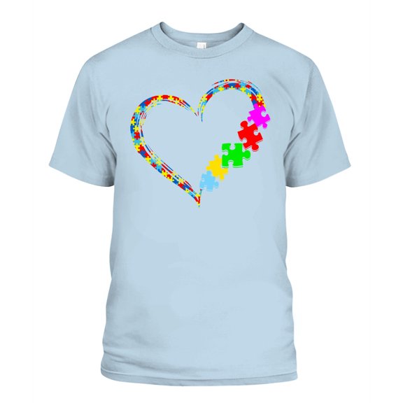 Heart Autism - Autism Awareness - Unisex T-shirt