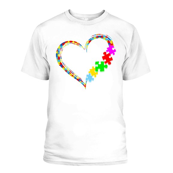 Heart Autism - Autism Awareness - Unisex T-shirt