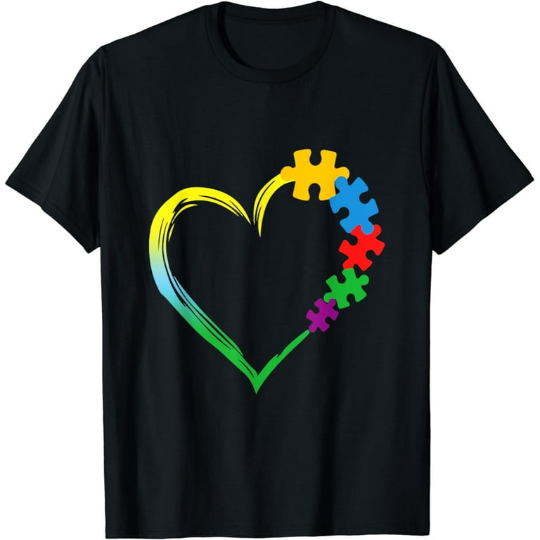 Love Heart Autism Awareness Shirts Love Heart Autism Awareness Shirts