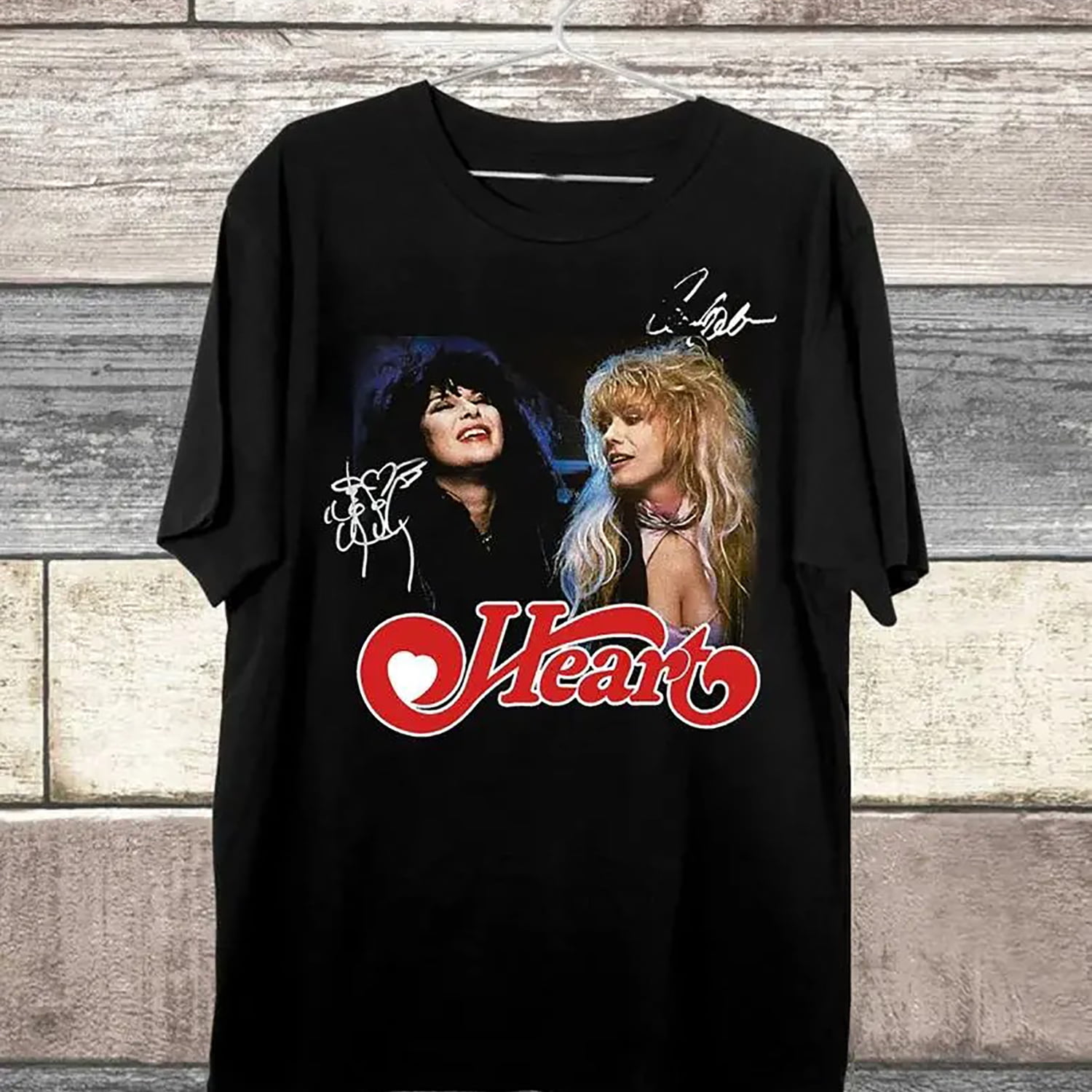 Concert Classic Rock Band T Shirts Heart Band Rock Tour T-Shirt