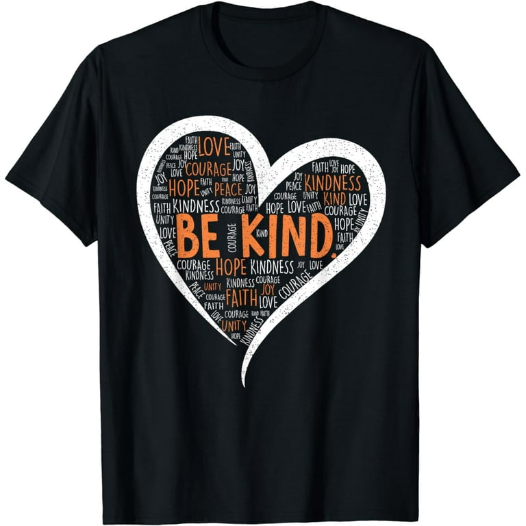 Peace Sign Love Kindness Hope Faith Joy Orange Unity Day T-Shirt Peace Sign Love Kindness Hope Faith Joy Orange Unity Day T-Shirt