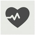 thumbnail image 1 of Heart Beat DIY Cookie Wall Craft Stencil - 9.0 Inch, 1 of 5