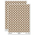 thumbnail image 1 of Heart Beat 200+ Round Stickers - Brown - Matte Finish - 0.50" Size, 1 of 3