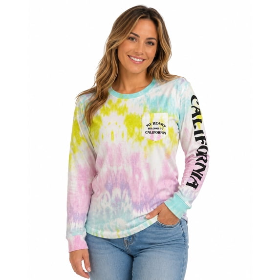 Heart Belongs California Juniors' Long Sleeve T-Shirt