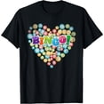 thumbnail image 1 of Heart Bingo Player Gambling Lottery Bingo Caller Gift Bingo T-Shirt, 1 of 3