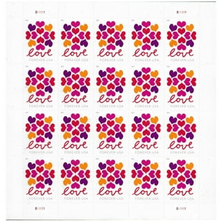 Mountain Flora Forever USPS Postage Stamp 5 Books of 20 US Postal First  Class Wedding Celebration Anniversary Flower Party (100 Stamps) 