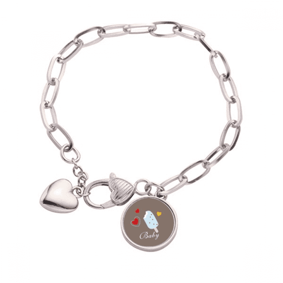 Heart Blue Popsicle Sweet Ice Heart Chain Bracelet Jewelry Charm Fashion