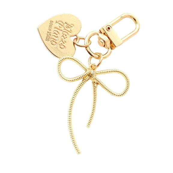 Heart Bows Keychain Bag Charm Purse Handbag Bag Accessories Backpack Pendant Charm Car Keychain Ornaments