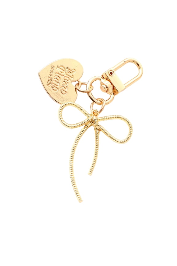 Heart Bows Keychain Bag Charm Purse Handbag Bag Accessories Backpack Pendant Charm Car Keychain Ornaments