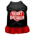 thumbnail image 1 of Pet Dog  Cat Dress Screen Printed, "Heart Breaker", 1 of 10