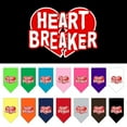 thumbnail image 1 of Pet and Dog Bandana Screen Printed, "Heart Breaker", 1 of 10