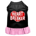 thumbnail image 1 of Pet Dog  Cat Dress Screen Printed, "Heart Breaker", 1 of 10