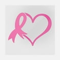 thumbnail image 1 of Heart Breast Cancer Ribbon Transfer, 1 of 1