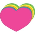 thumbnail image 1 of SHAPES ETC. Heart Bright Neon Assorted Color Super Cut-Outs- 8&rdquo; x 10&rdquo;, 1 of 2