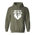thumbnail image 1 of Heart Broken Adult Hooded Sweatshirt, 1 of 3