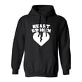 thumbnail image 1 of Heart Broken Adult Hooded Sweatshirt, 1 of 3