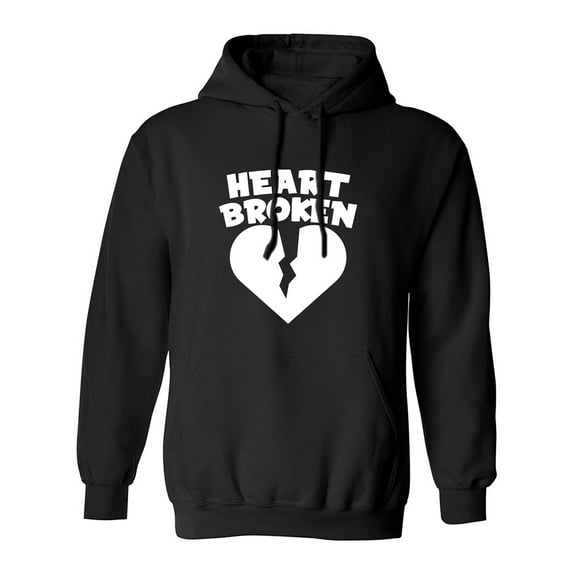 Heart Broken Adult Hooded Sweatshirt