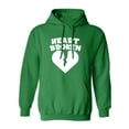 thumbnail image 1 of Heart Broken Adult Hooded Sweatshirt, 1 of 3