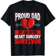 thumbnail image 1 of Heart Bypass Heart Transplant Survivor Open Heart Surgery T-Shirt, 1 of 2