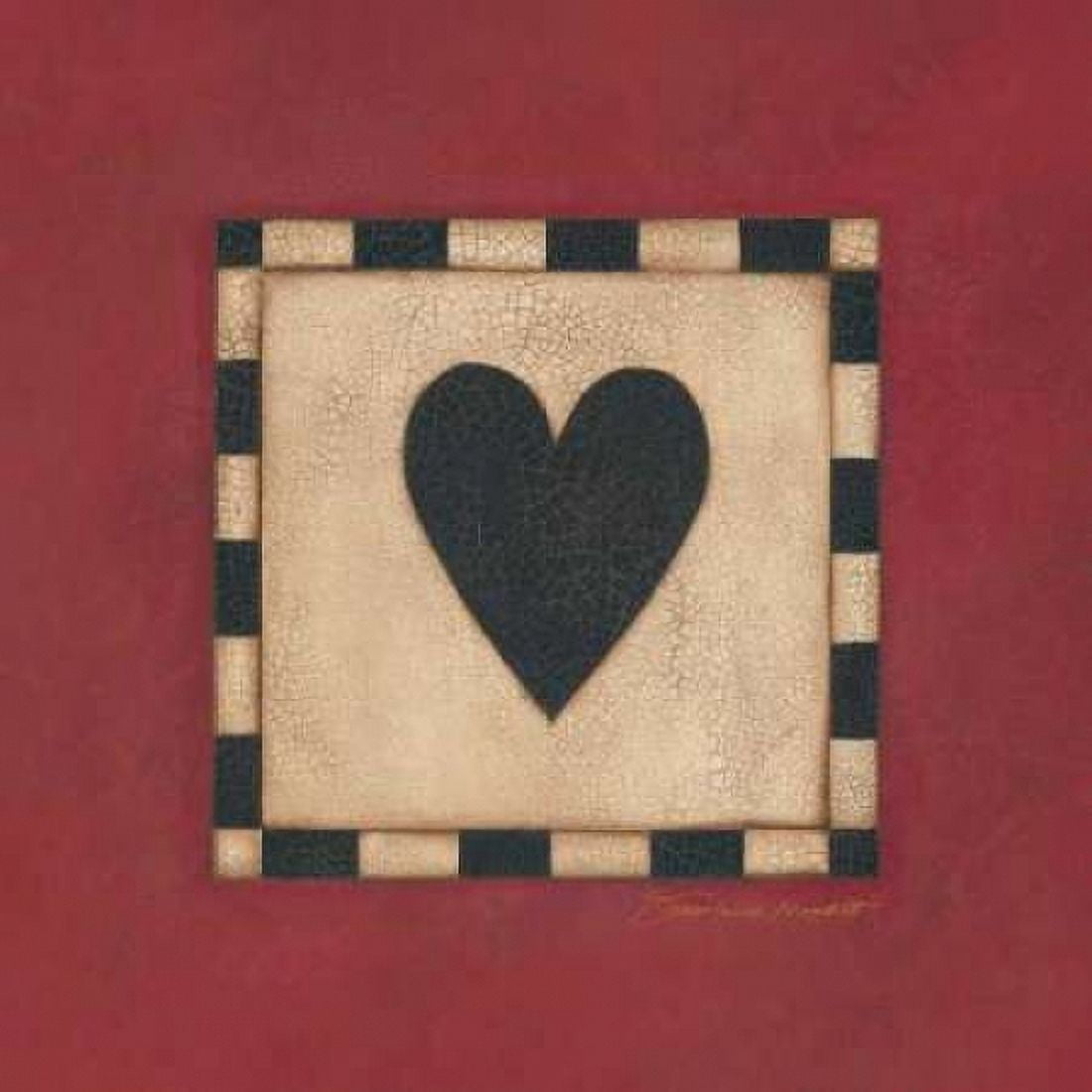 Heart Canvas Art - Stephanie Marrott (24 x 24)