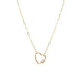 thumbnail image 1 of Heart Carabiner Lock Necklace, 1 of 5