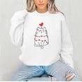 thumbnail image 1 of Heart Cat Valentine's Day Unisex T-Shirt/Sweatshirt/Hoodie - Cat Lover Gift, 1 of 4
