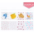 thumbnail image 1 of Heart Cellophane Bags Valentines Cookies Treat Bags Heart Plastic Goodie Candy Gift Bags for Party Decorations 400Pcs, 1 of 7