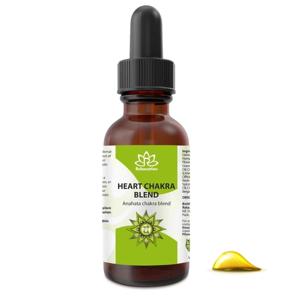 Heart Chakra Essential Oil Blend – 0.5 oz | Relaxcation – Love & Compassion