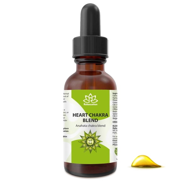 Heart Chakra Essential Oil Blend – 1 oz | Relaxcation – Love & Compassion