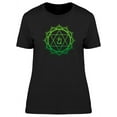 thumbnail image 1 of Heart Chakra T-Shirt Women -Image by Shutterstock, Female XX-Large, 1 of 2