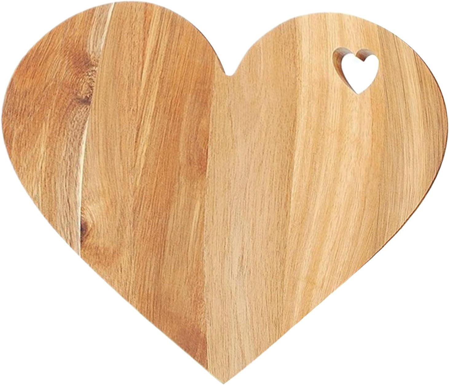 Heart Charcuterie Board, Wood Bread Board, DIY Heart Shaped Wooden ...