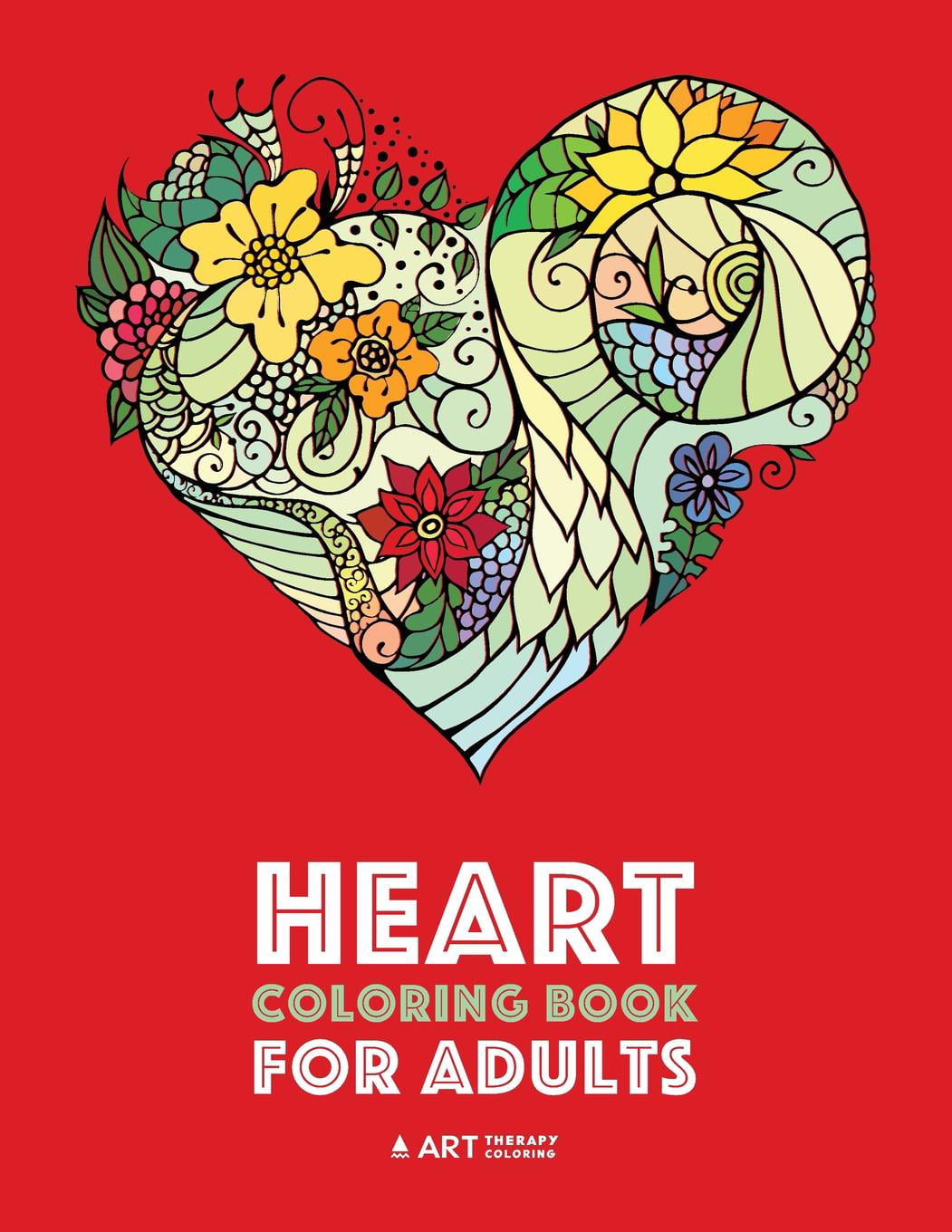 Heart Coloring Book for Adults: Anti-Stress Designs; Relaxing Zendoodle  Designs For Meditation & Stress Relief (Paperback) 