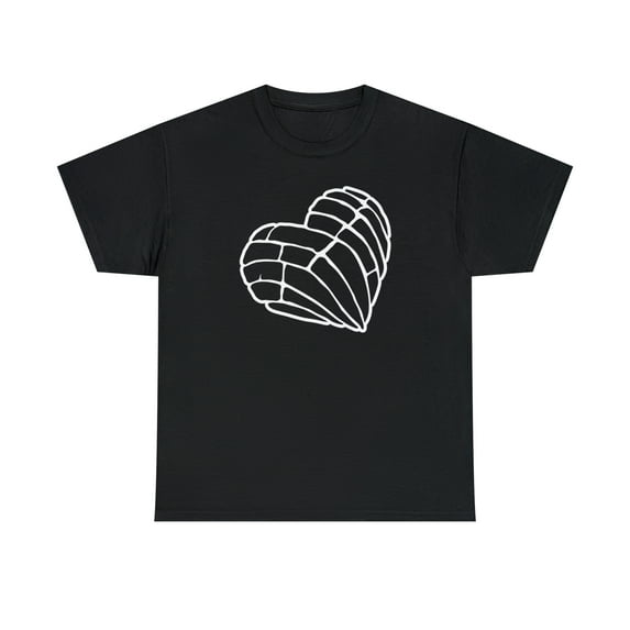 Heart Concha Unisex Heavy Cotton Tee