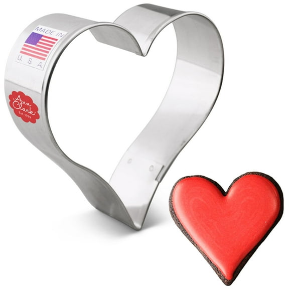 Heart Cookie Cutter, 3.25" Made in USA by Ann Clark