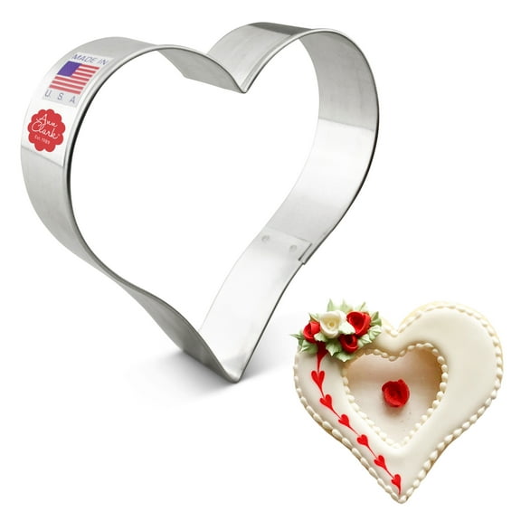 Heart Cookie Cutter 4" Made in USA by Ann Clark