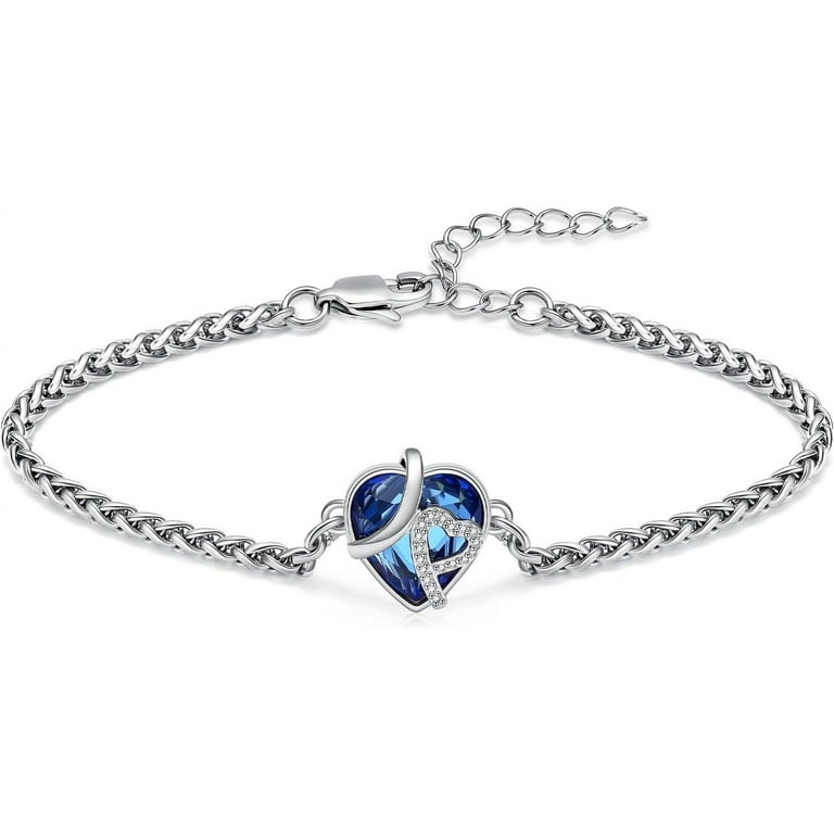Heart Cremation Bracelet for Ashes Memorial Urn Bracelet for Loved One s Ashes Adjustable Keepsake Bangle Urn Jewelry with Crystal