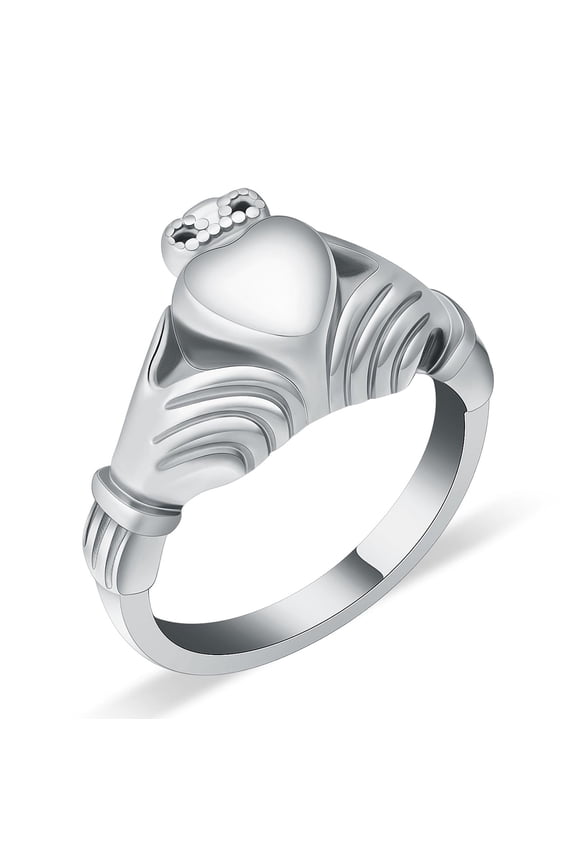 Heart Cremation Jewelry Urn Cremation Ring for Ashes Stainless Steel Hold Loved Ones Ash Keepsake Finger Ring Urn Locket Memorial Jewelry for Women