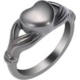 thumbnail image 1 of Heart Cremation Jewelry Urn Ring for Ashes Women Finger Ring Keepsake Memorial Jewelry Hold Loved Ones Ashes NO.6-NO.10, 1 of 7
