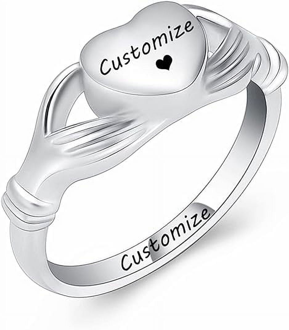 Tree Of Life Cremation Urn Ring - 925 Sterling Silver Memorial Jewelry For Ashes With Heart Design