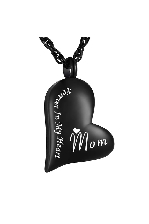 Heart Cremation Jewelry for Ashes Holder Urn Necklace for Mom Urn Pendants with Chain